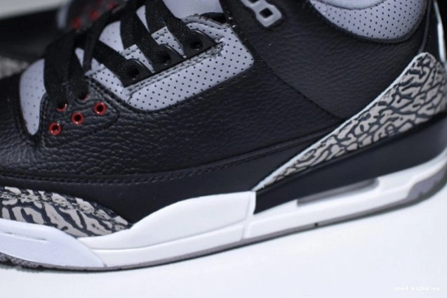 854262-001 Cement Air Black Jordan 3 0825